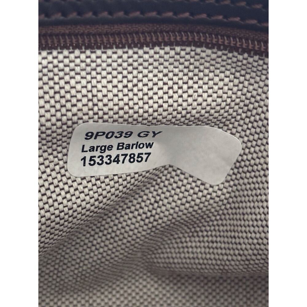 Dooney & Bourke City GrayPython Barlow Purse Satchel w Shoulder Strap - Picture 13 of 15